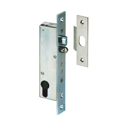 flush mount lock with cut-off